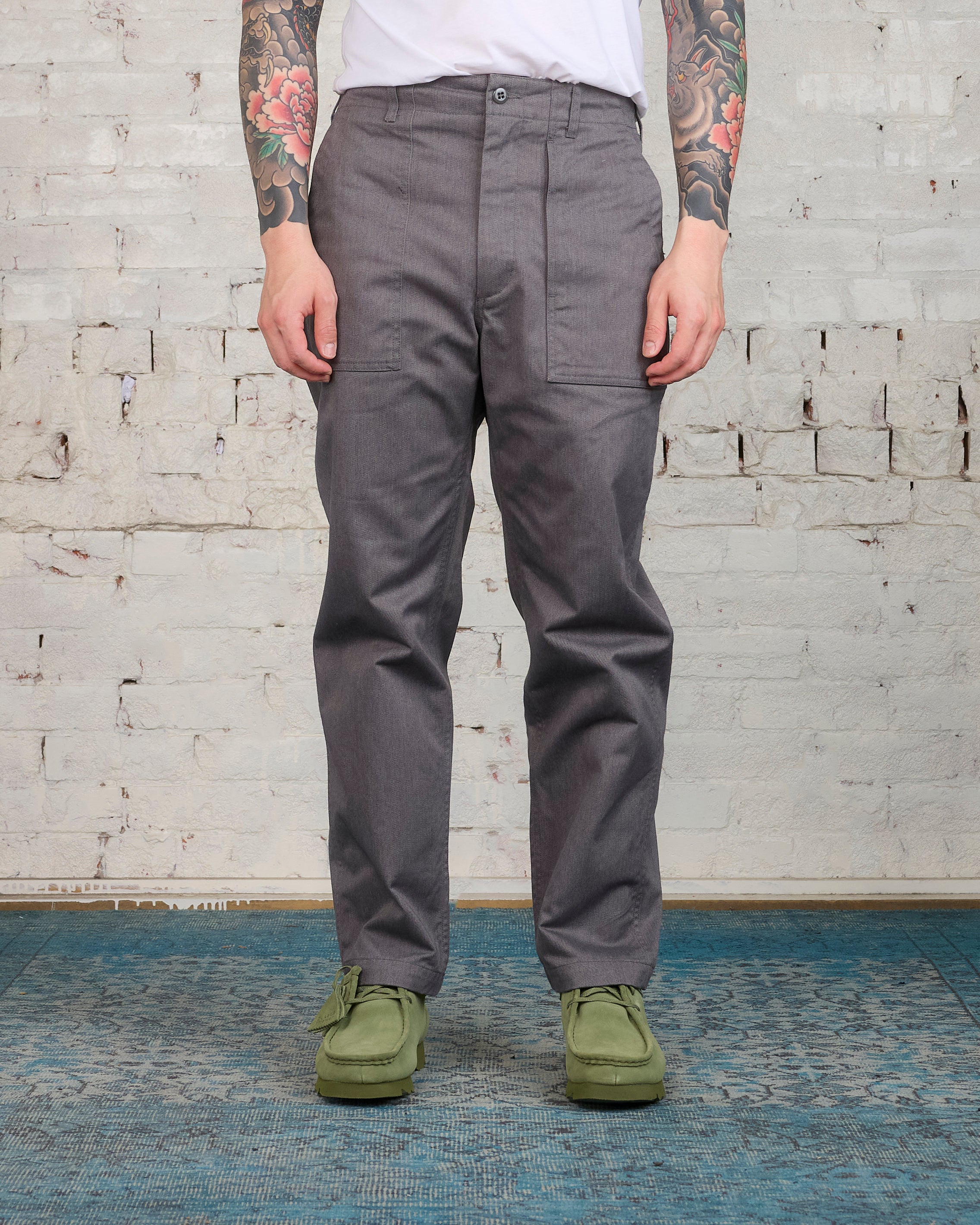 Engineered Garments Fatigue Pant Grey PC Tanker Twill – LESS 17