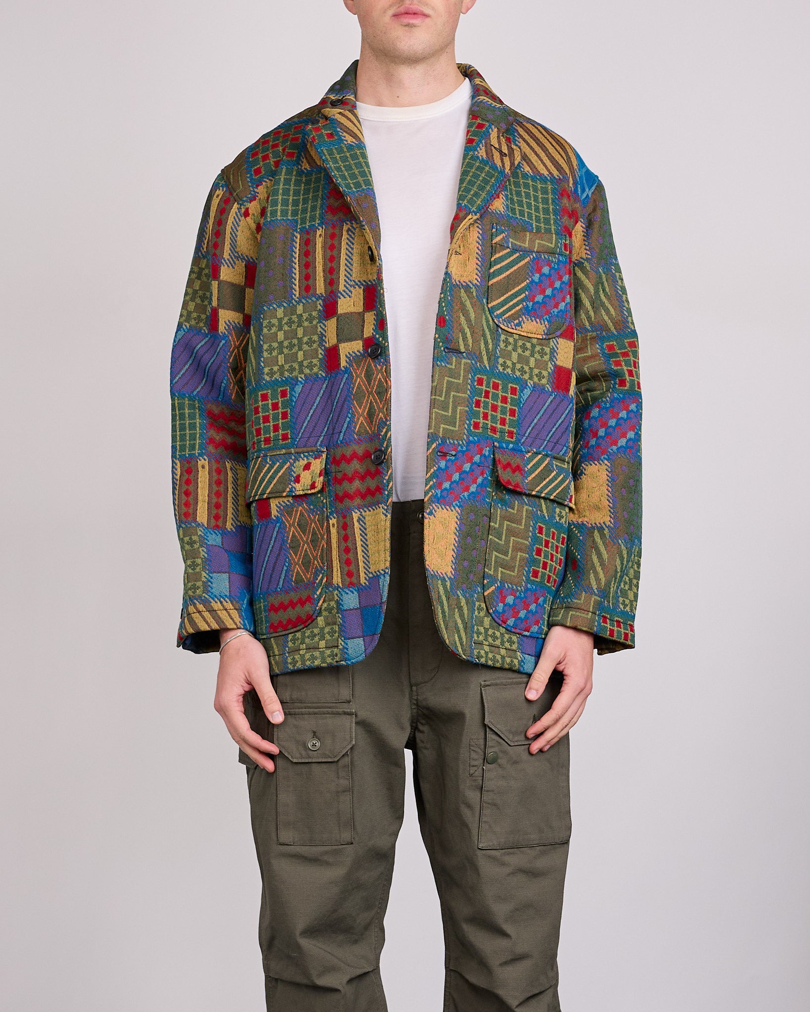 Engineered Garments Loiter Jacket Geometric PW Jacquard