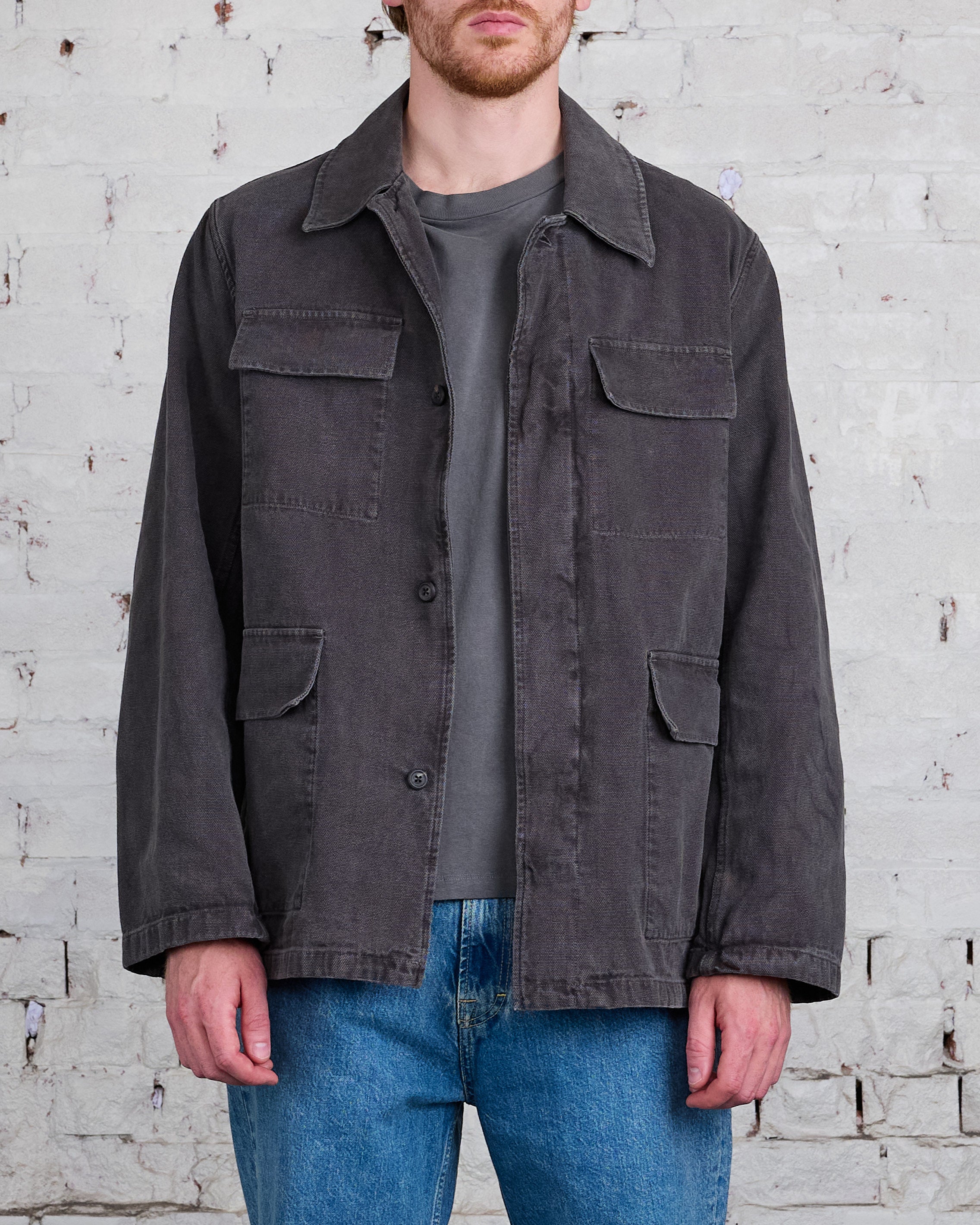 Our Legacy Uniform Jacket Ash Black Reborn Canvas – LESS 17