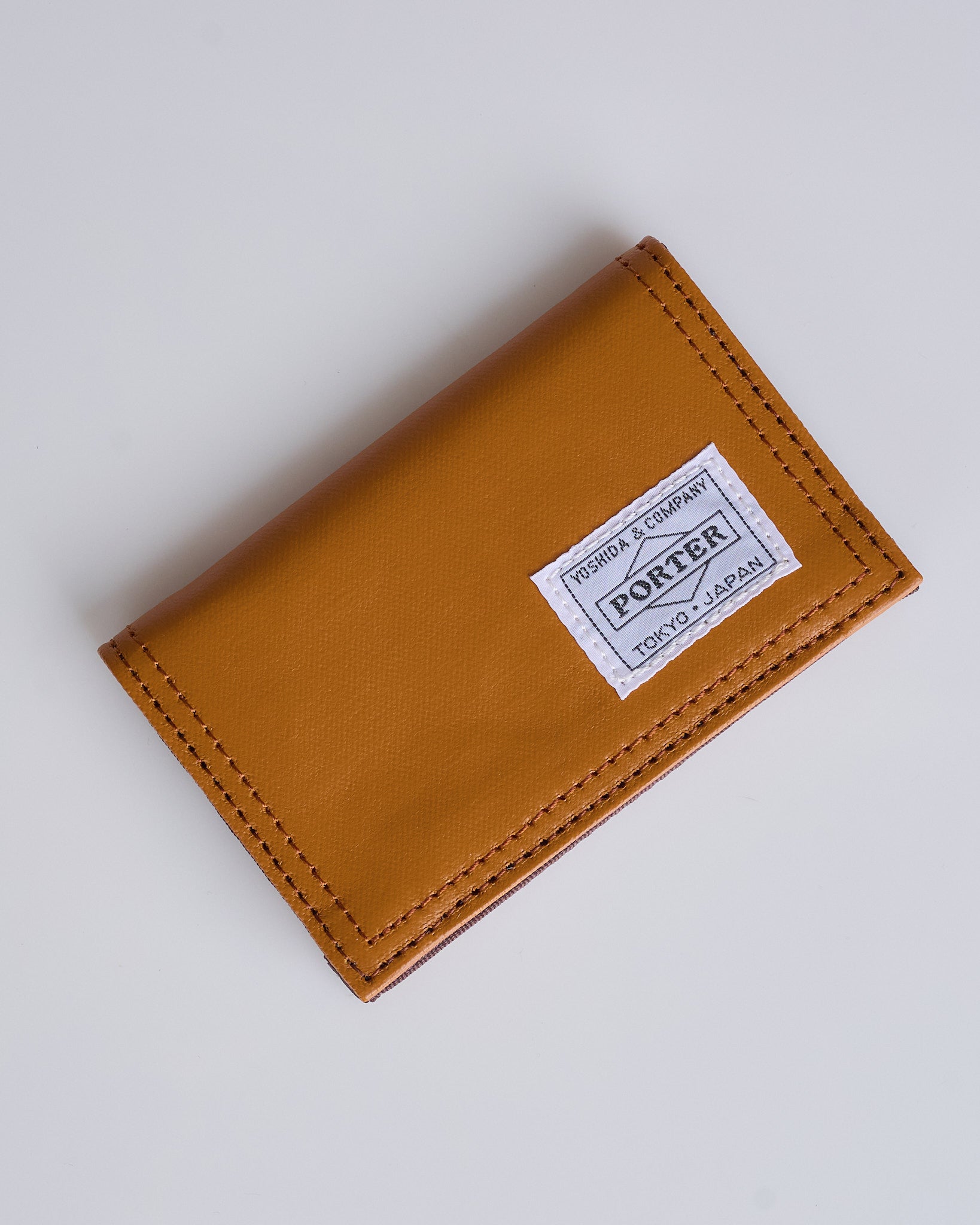 Porter Freestyle Card Case Camel – LESS 17
