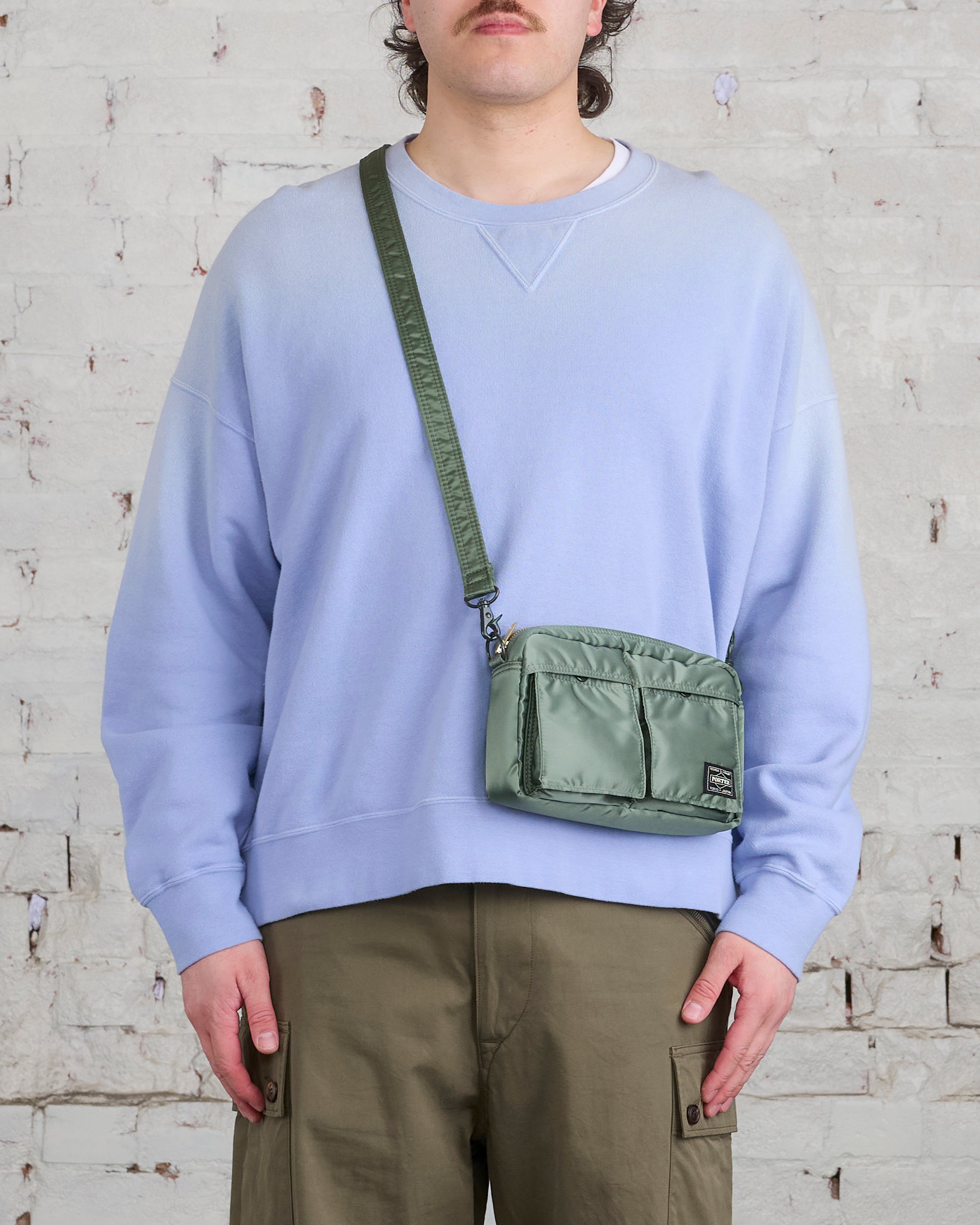 Porter Tanker Shoulder Bag Sage Green – LESS 17