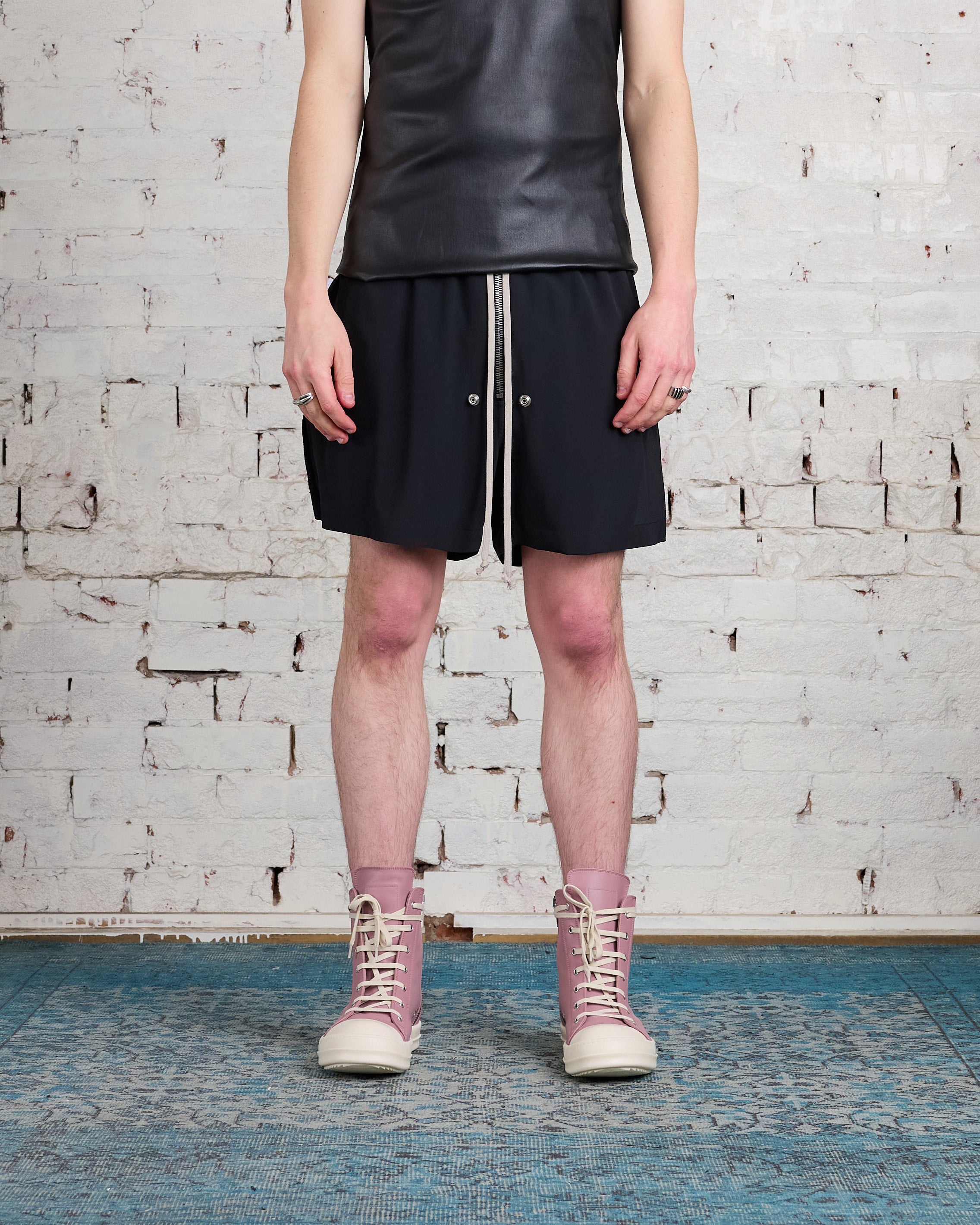 Rick Owens Bela Boxer Short Cocoon Crepe Black – LESS 17