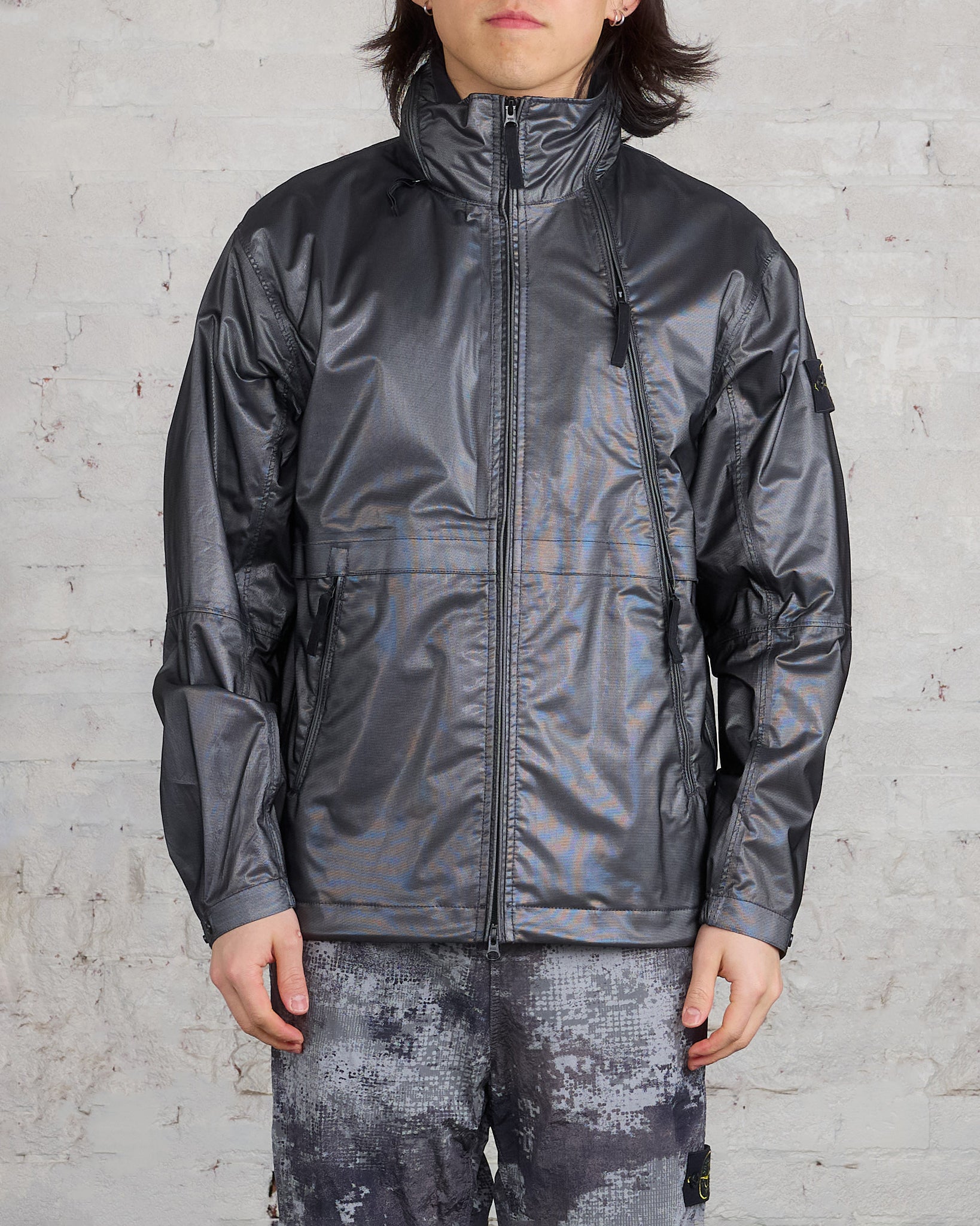 Stone Island Metallic Run-Proof Jacket Grey