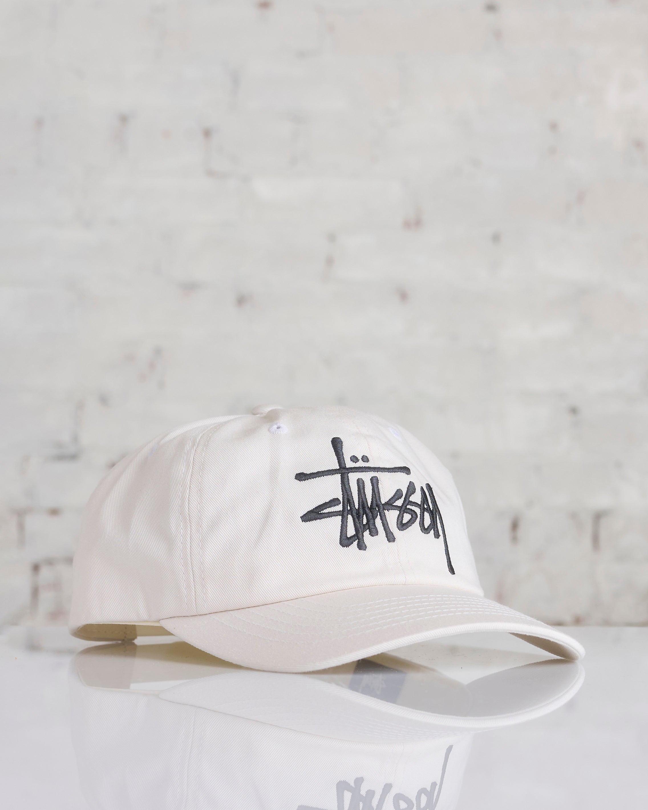 Stussy Big Basic Vintage Cap Snow – LESS 17