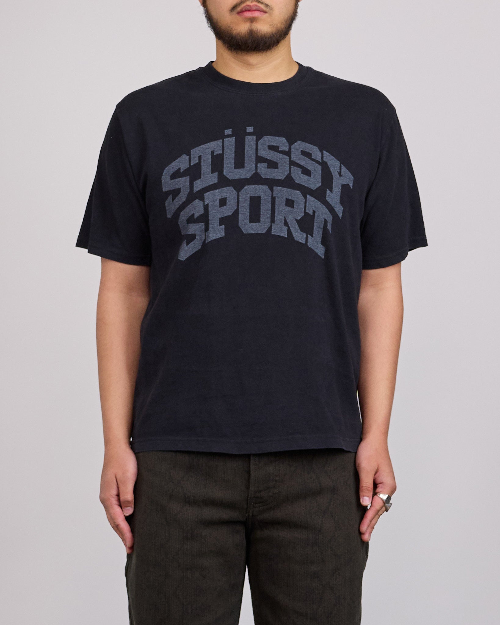 Stussy Block Sport T-Shirt Black – LESS 17
