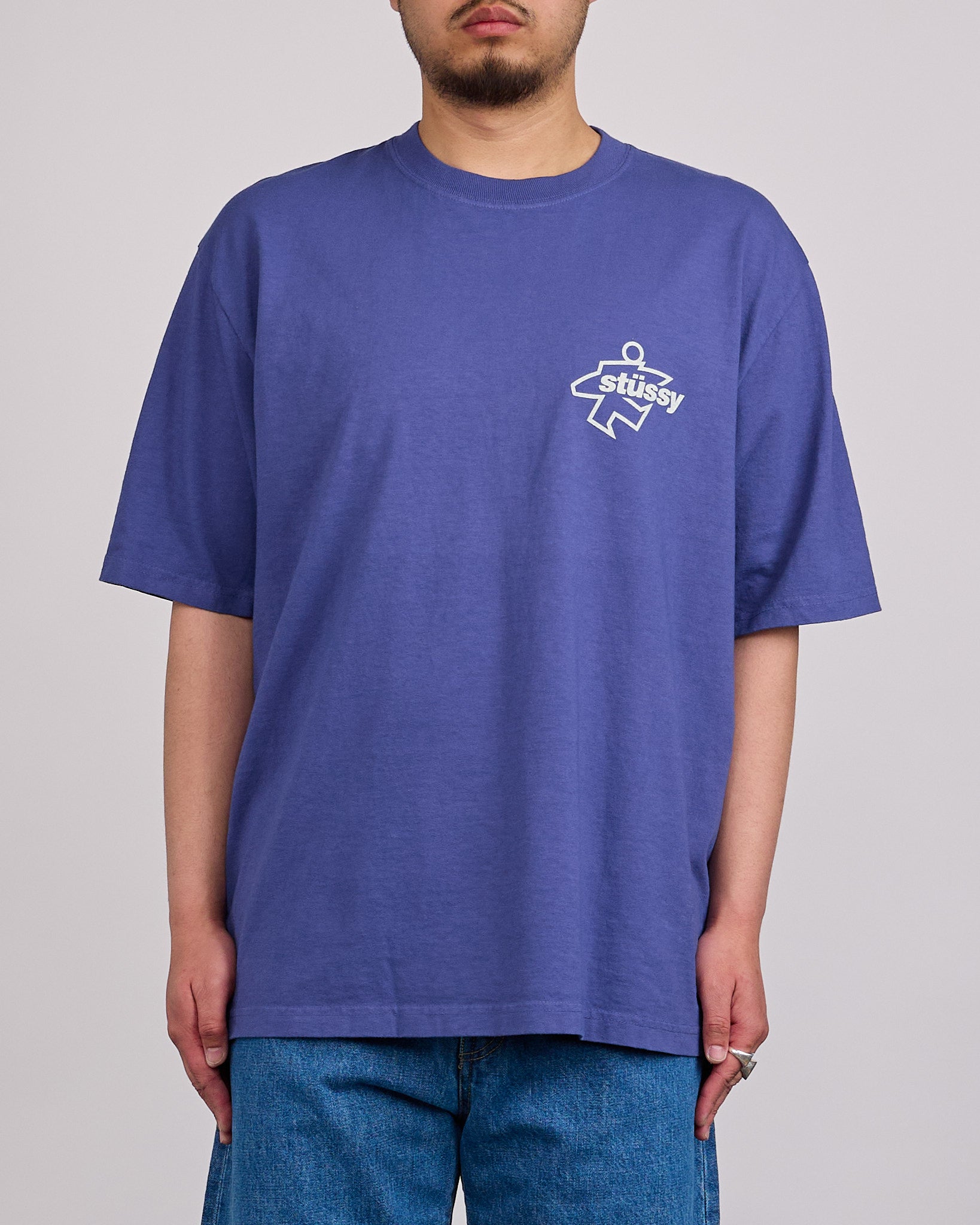 Stussy Surf Size Pigment Dyed T-Shirt Indigo – LESS 17