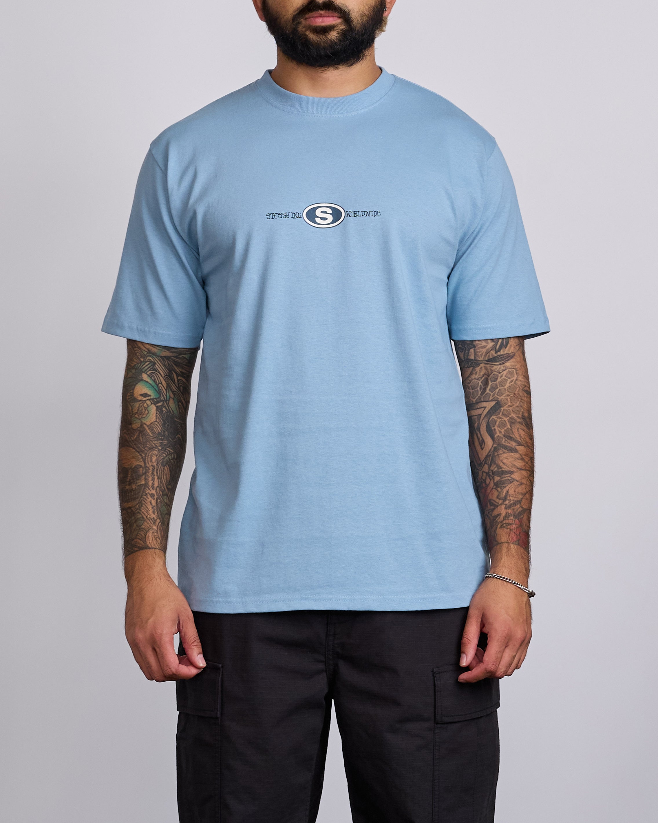 Stussy Worldwide Dot T-Shirt Slate – LESS 17