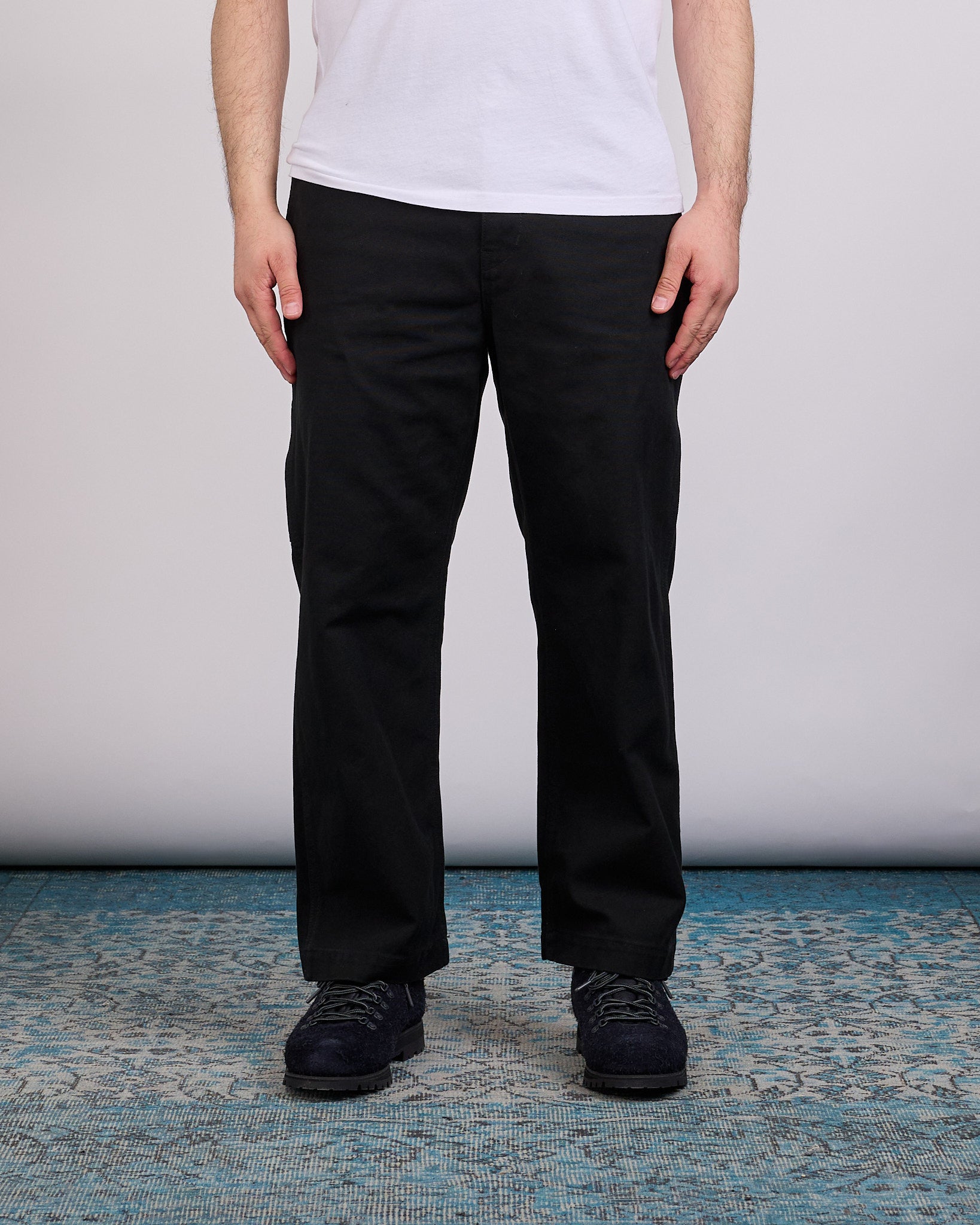 WTAPS ARMSTG2502 Cotton Canvas Carpenter Pant Black – LESS 17