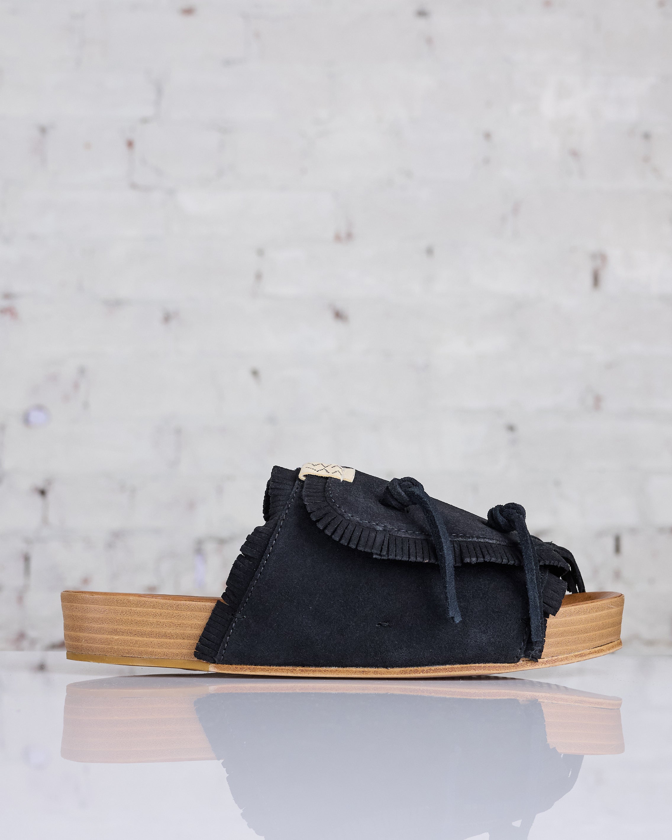 visvim Christo Shaman Folk Sandal Black – LESS 17