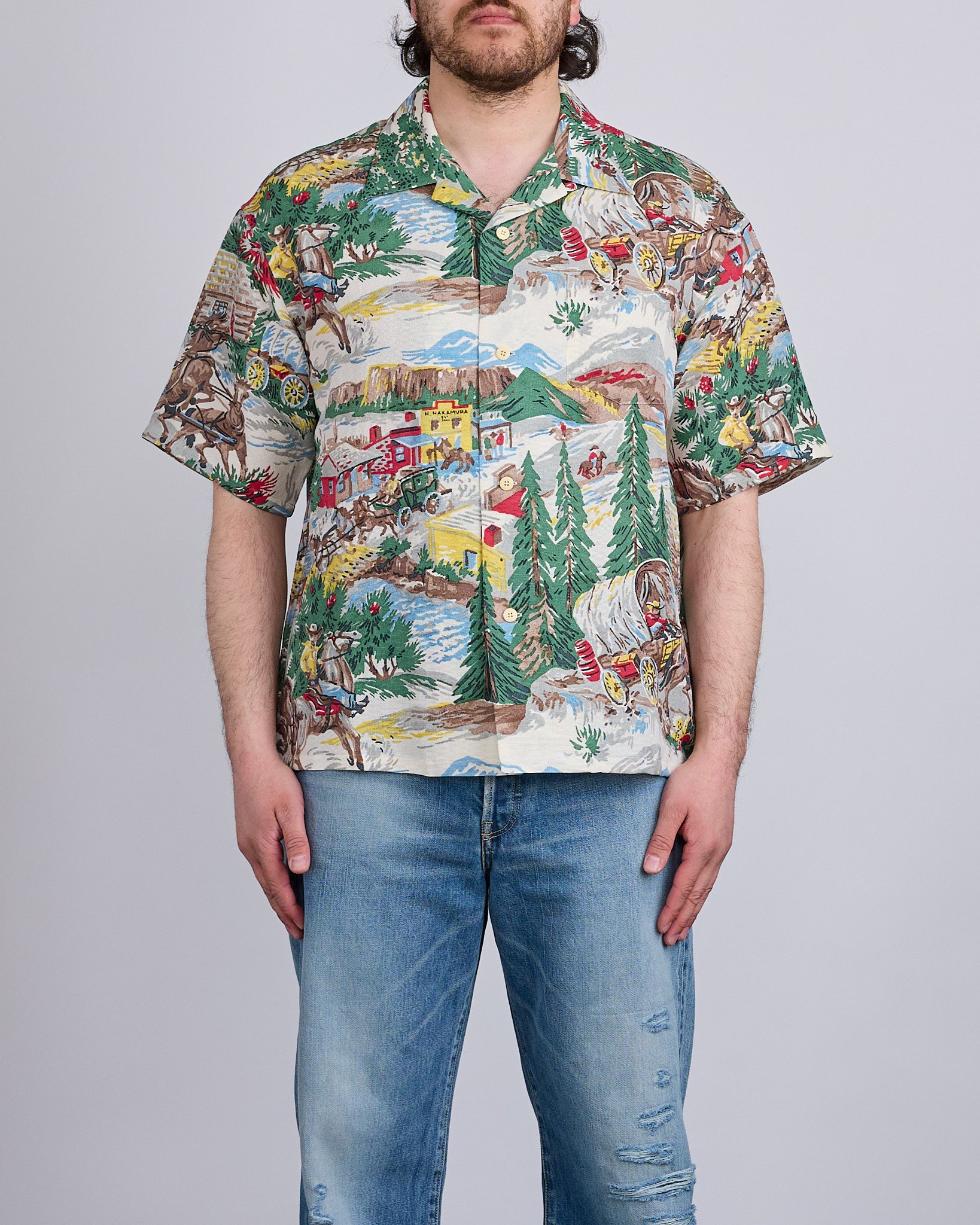 visvimCrosbyButtonShirtShortSl