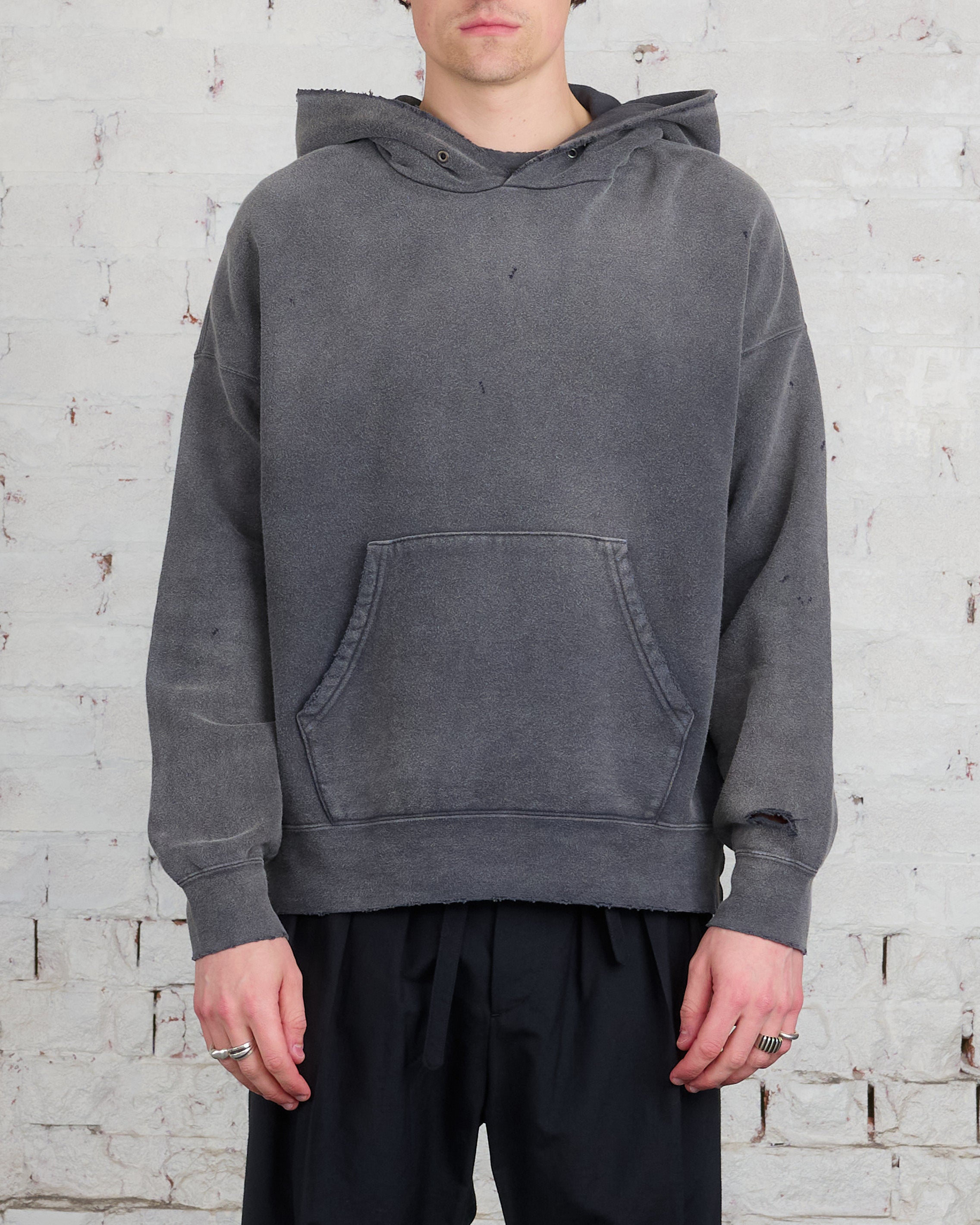 visvim Jumbo SB Hooded Sweatshirt Crash Black