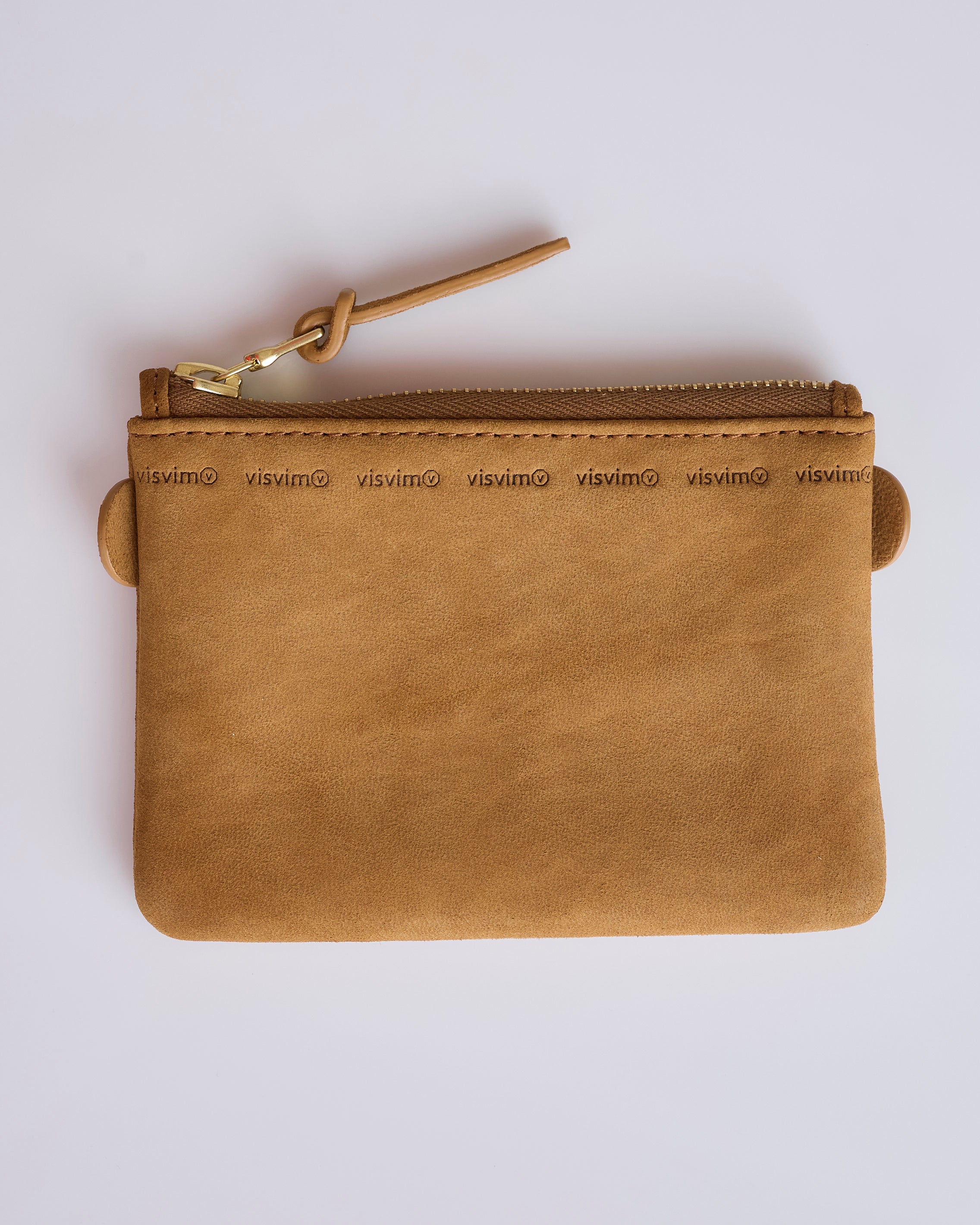 visvim Suede Essentials Case Lt.Brown