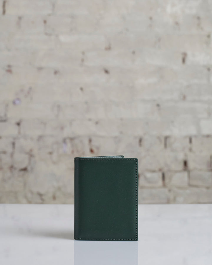 Comme des Garçons Wallet Classic Leather Line A Bi-Fold Wallet Bottle Green