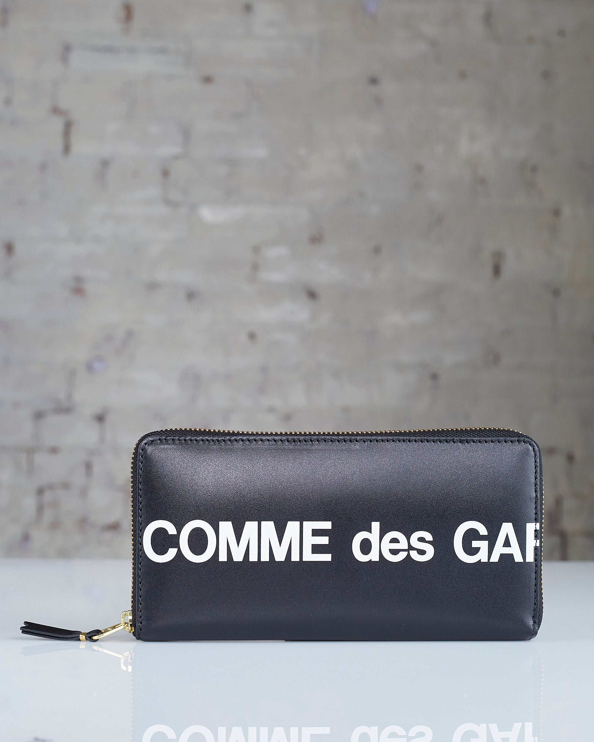 Comme des Garçons Wallet Huge Logo Long Wallet Black