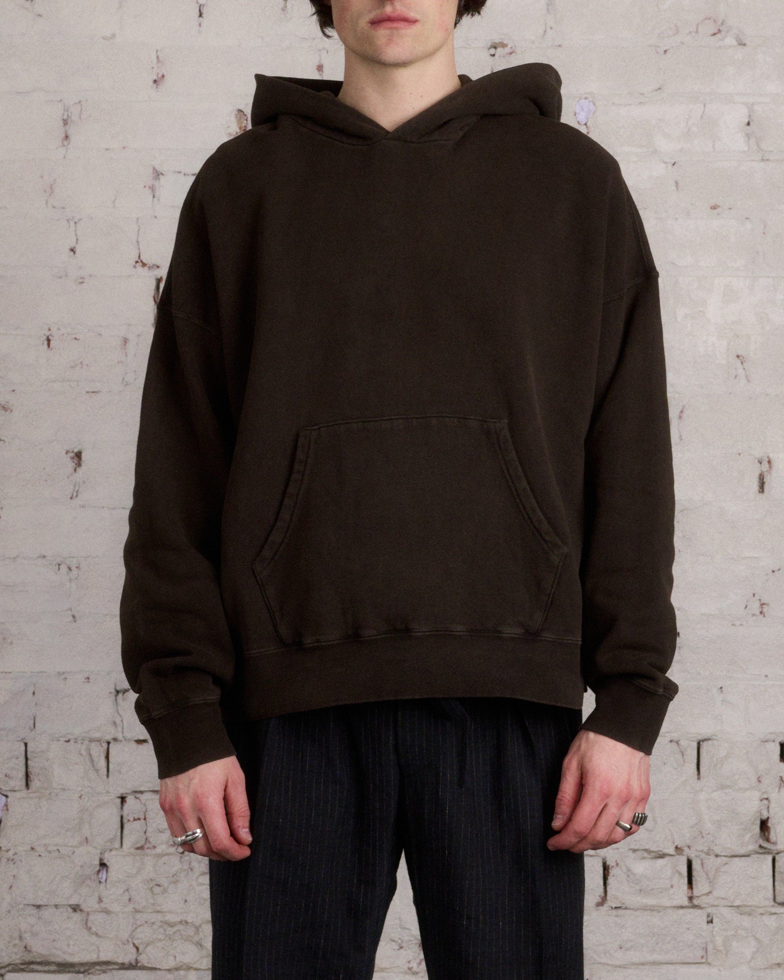 visvim Amplus SB Hooded Sweatshirt N.D. Dark Mud