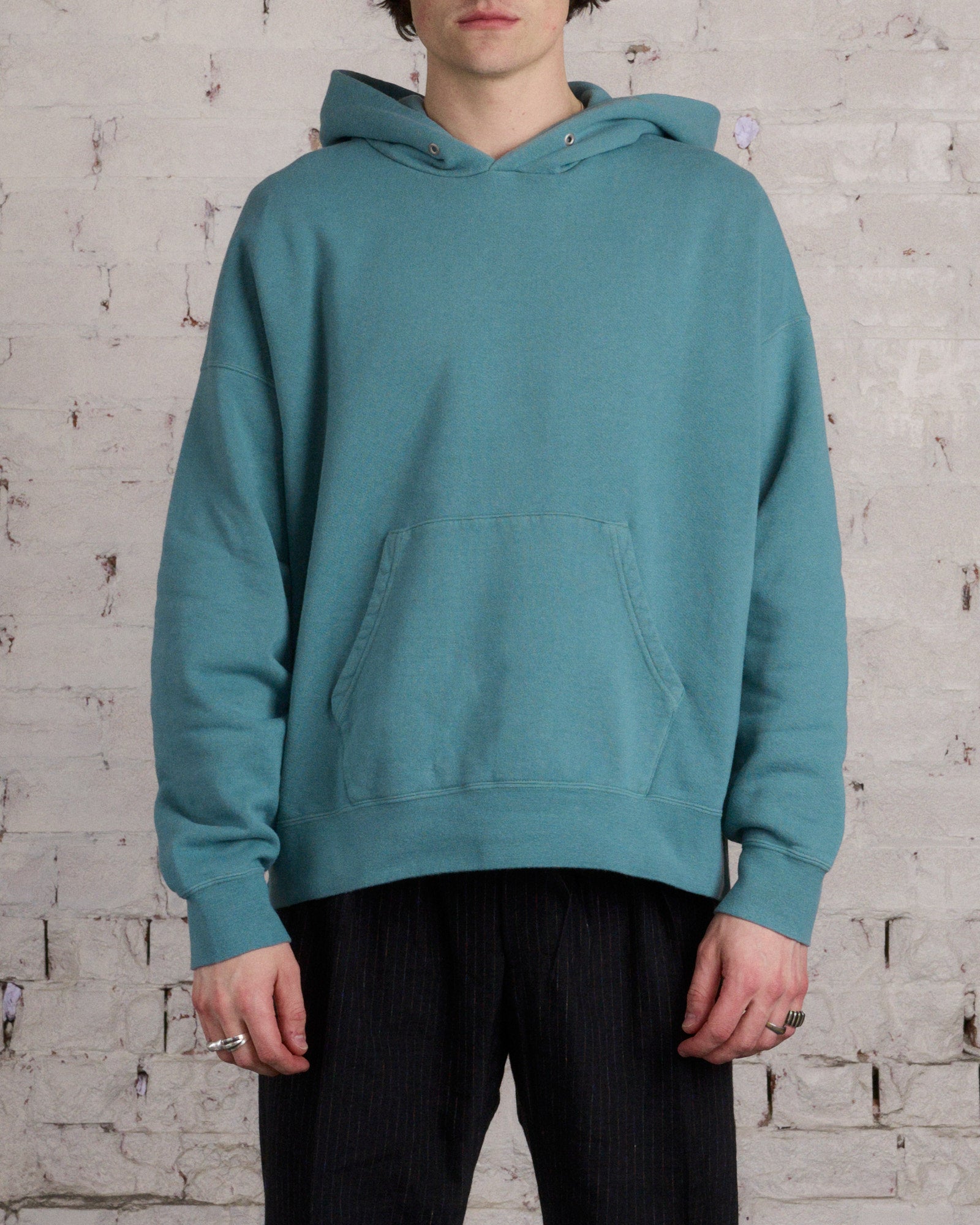 visvim Amplus SB Hooded Sweatshirt V.D. Green