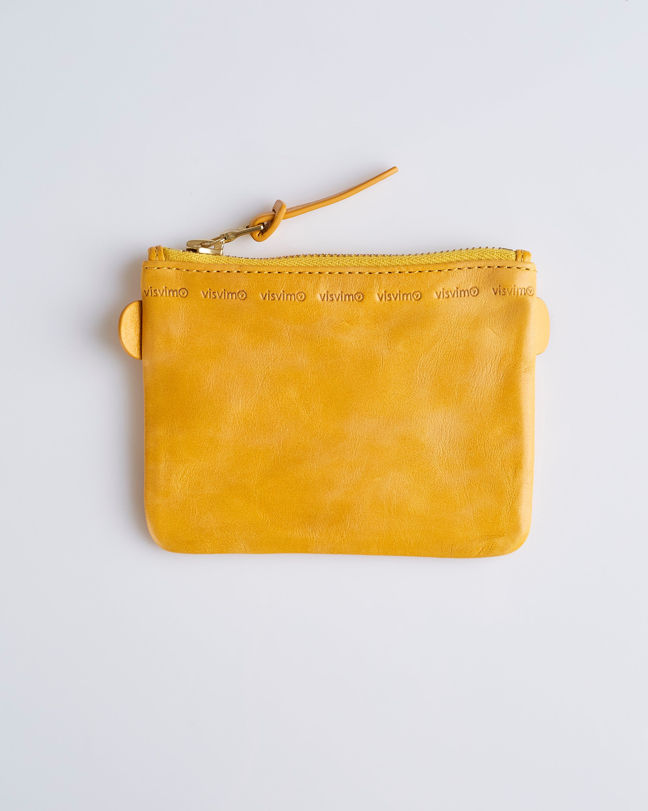 visvim Leather Essentials Case Yellow