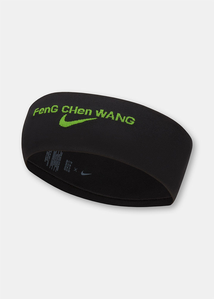 Nike x Feng Chen Wang Women's Pro Headband Iron Grey/Lt Smoke Grey/Action Green