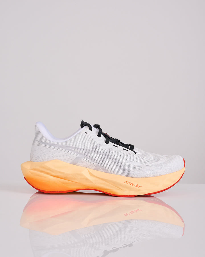 ASICS Novablast 6 White Orange Glow