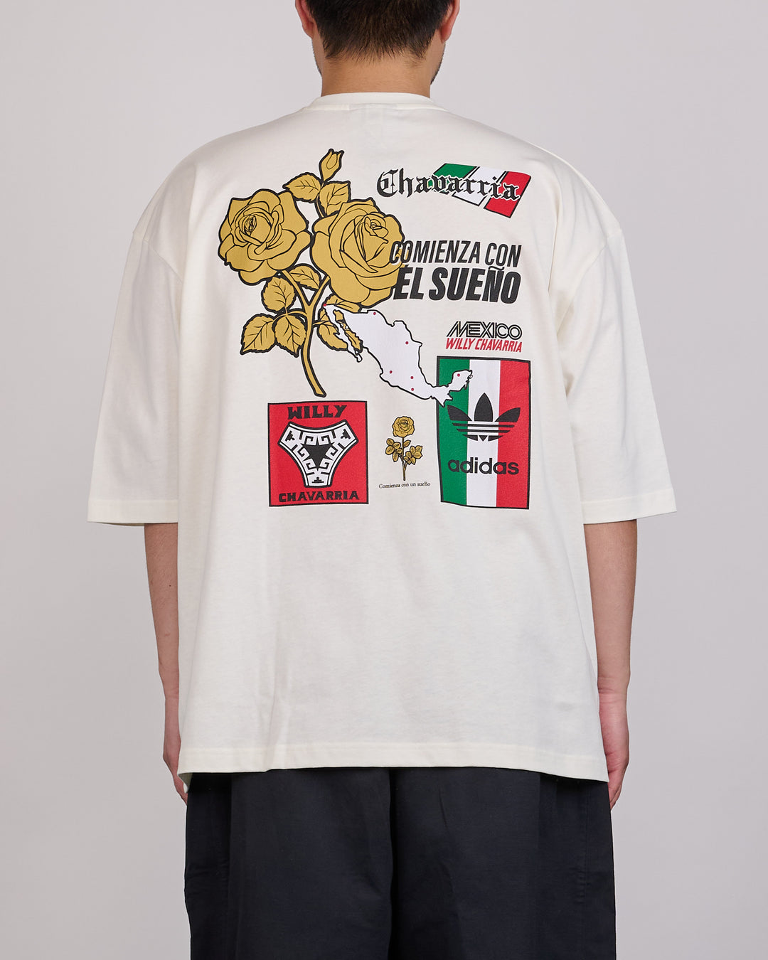 Adidas Willy Chavarria Merch Mexico T-Shirt Off White