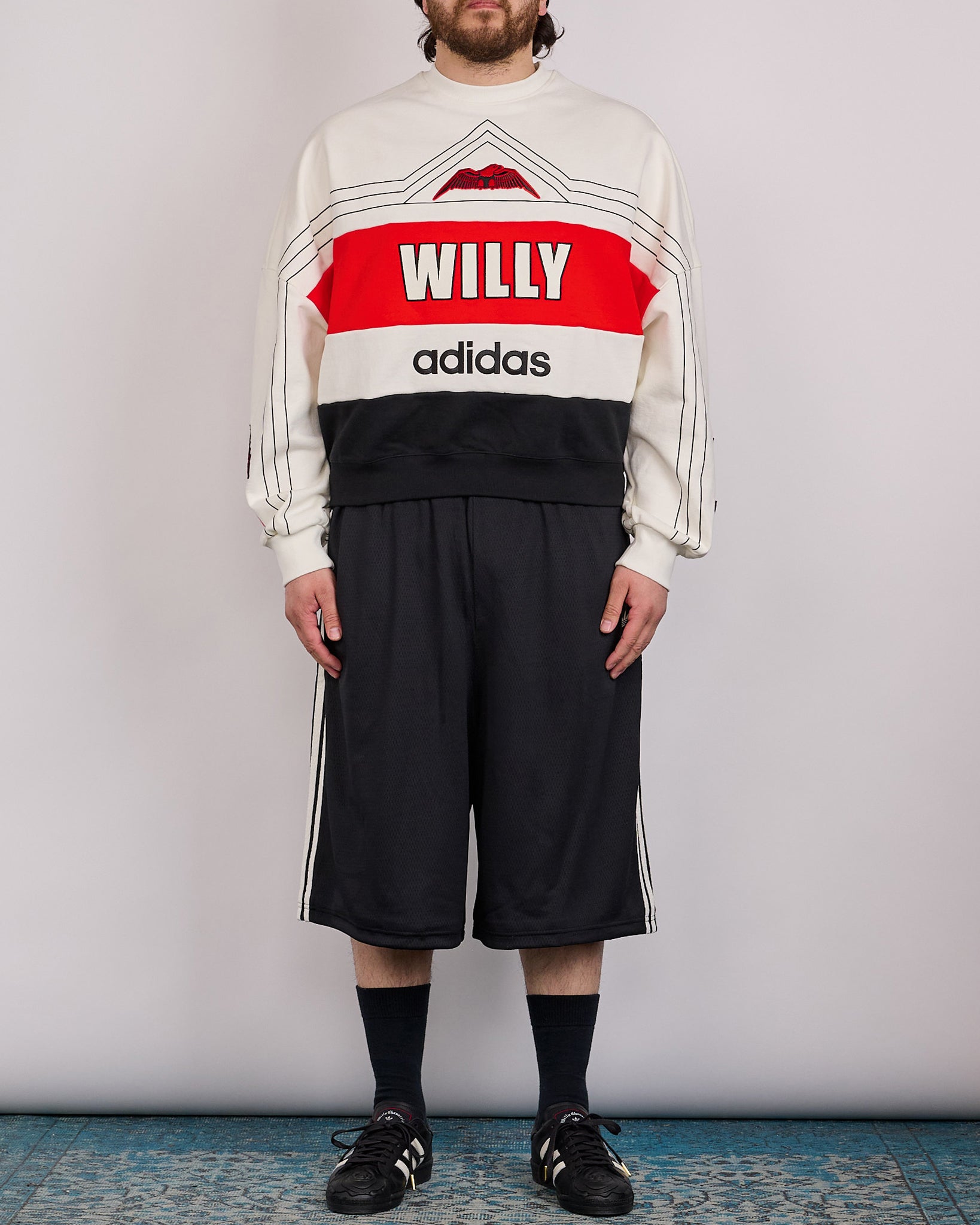 Adidas Willy Chavarria Mesh 3-Stripe Short Black – LESS 17 Adidas Willy Chavarria Mesh 3-Stripe Short Black – LESS 17