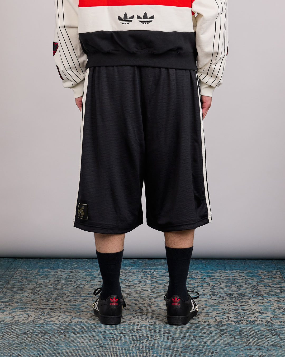 Adidas Willy Chavarria Mesh 3-Stripe Short Black