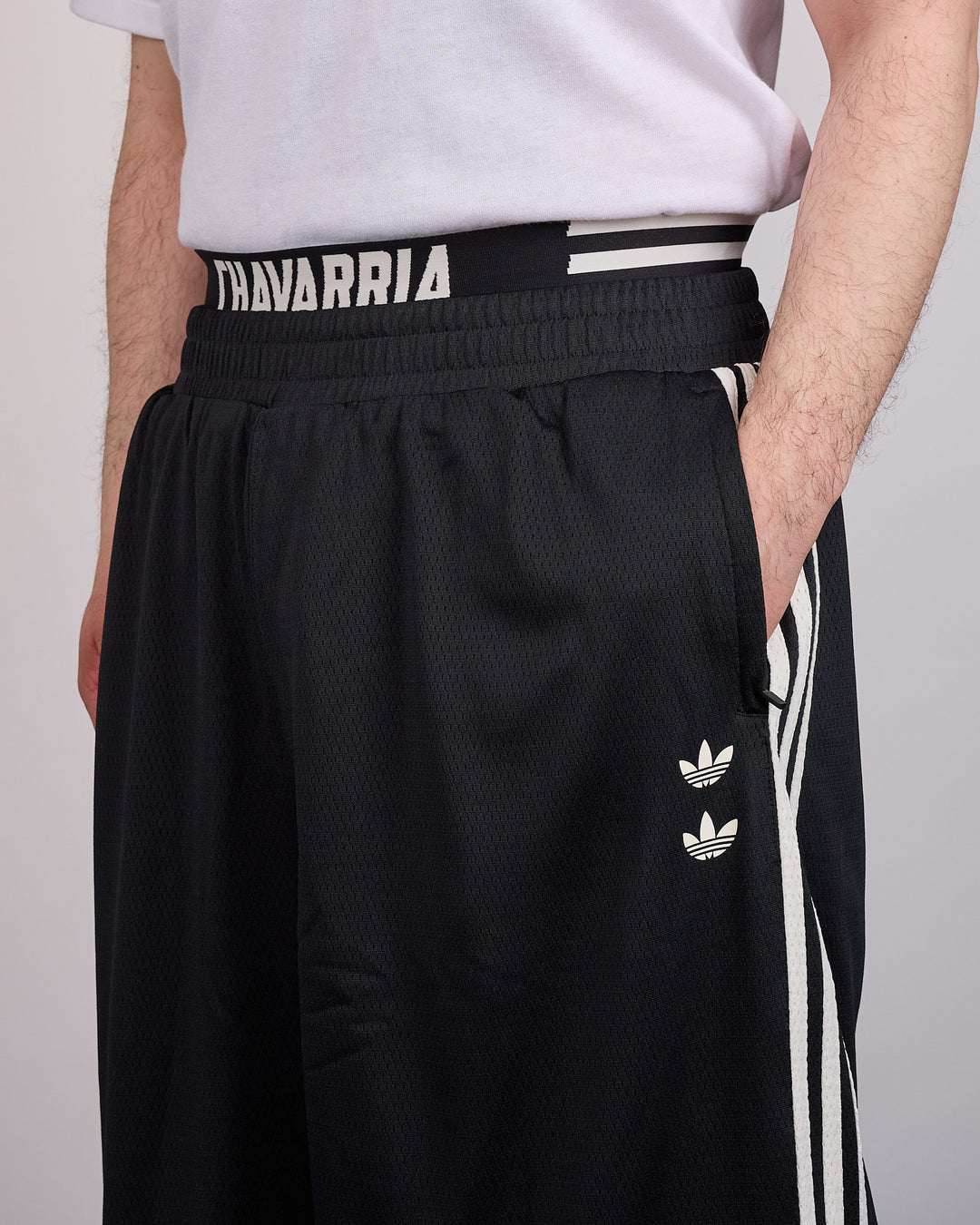Adidas Willy Chavarria Mesh 3-Stripe Short Black