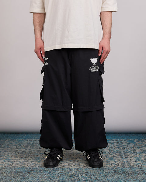 WILLY CHAVARRIA　CHINO CARGO PANT　カーゴ　黒　S Adidas Willy Chavarria Micro Ripstop Cargo Pant Black – LESS 17