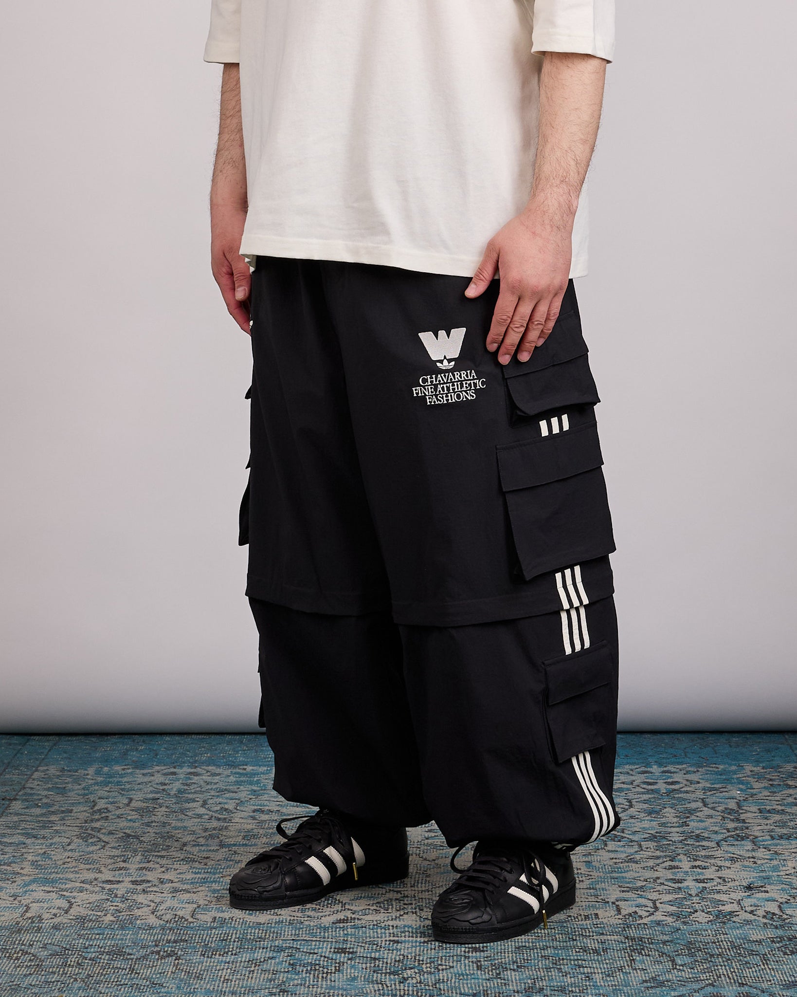 Adidas Willy Chavarria Micro Ripstop Cargo Pant Black – LESS 17
