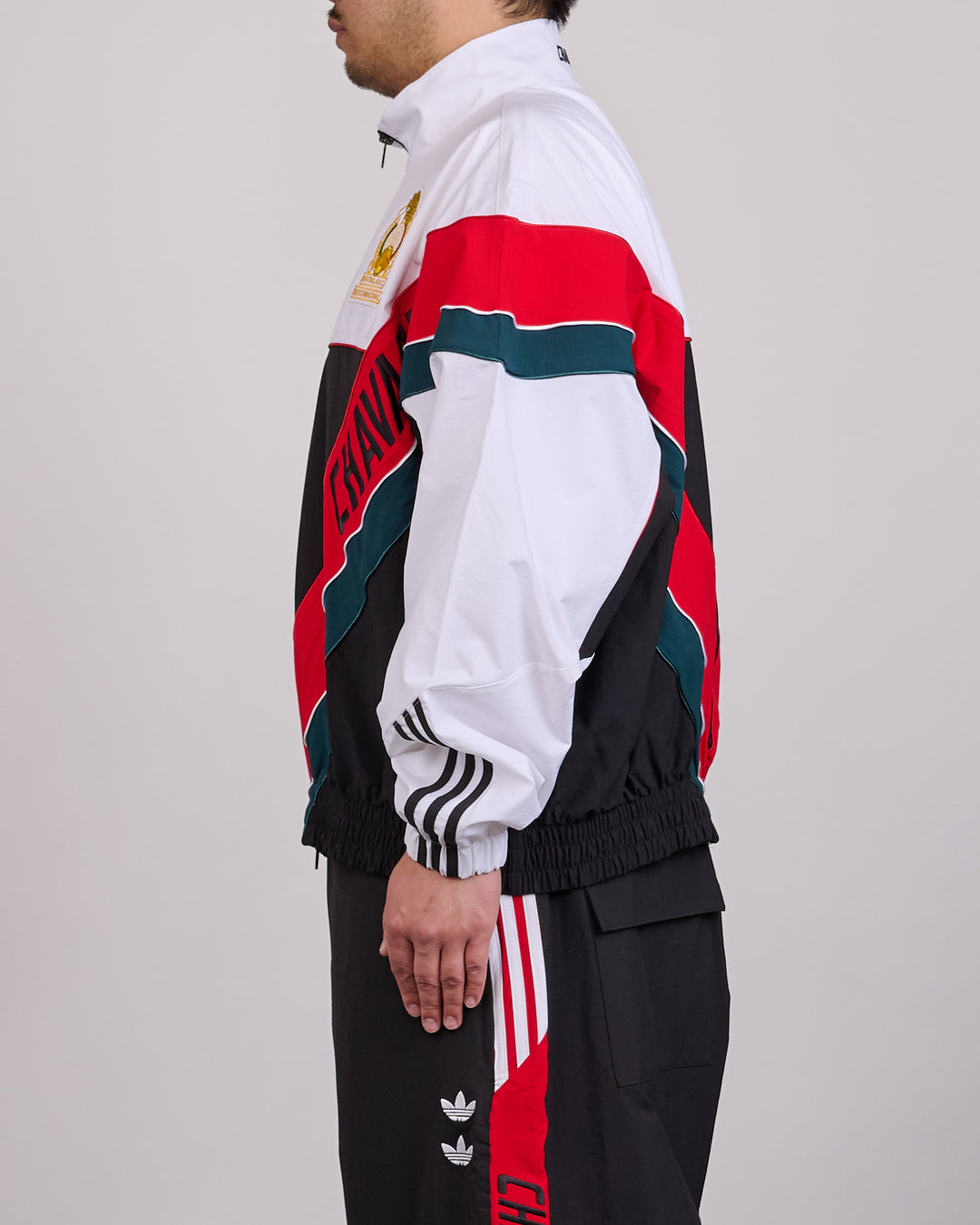 Adidas Willy Chavarria Oversized Anthem Track Jacket White/Black