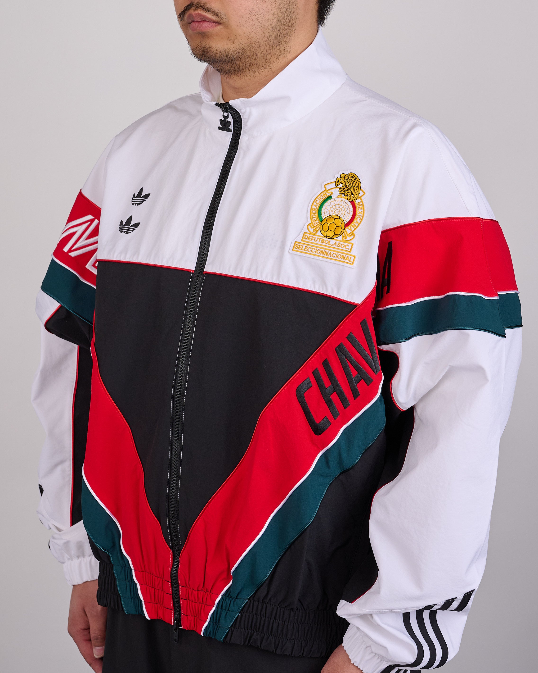 Adidas Willy Chavarria Oversized Anthem Track Jacket White/Black