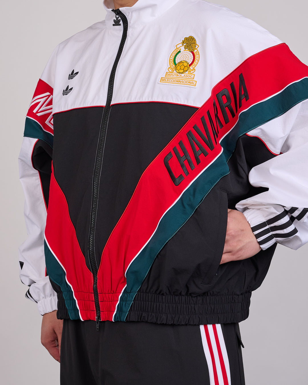 Adidas Willy Chavarria Oversized Anthem Track Jacket White/Black