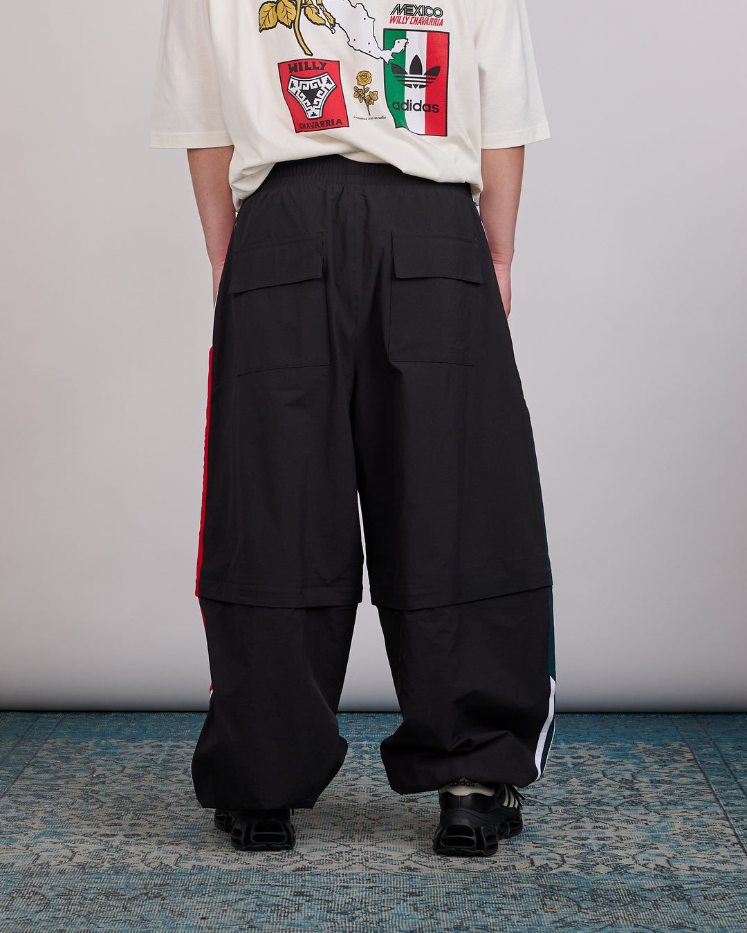 Adidas Willy Chavarria Oversized Anthem Track Pant Black