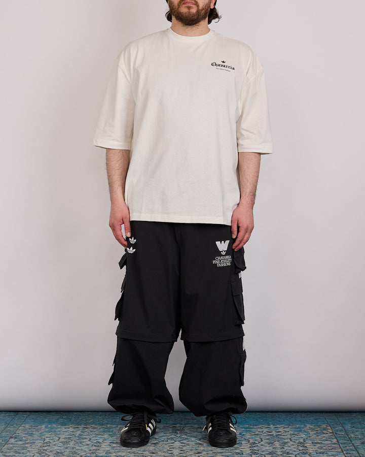 Adidas Willy Chavarria Rose Logo T-Shirt Off-White