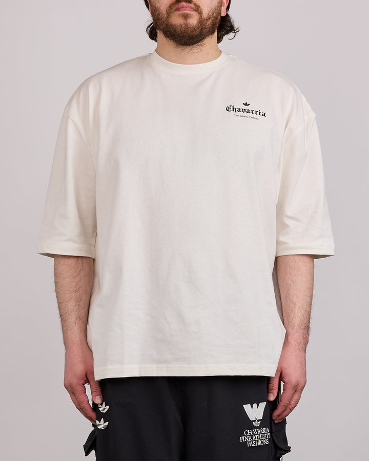 Adidas Willy Chavarria Rose Logo T-Shirt Off-White