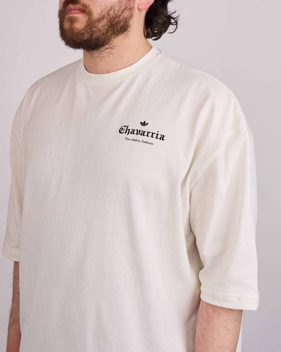 Adidas Willy Chavarria Rose Logo T-Shirt Off-White