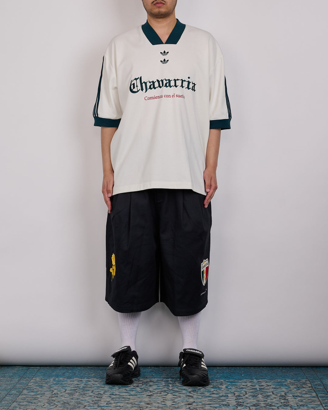 Adidas Willy Chavarria Soccer Graphic T-Shirt Off White