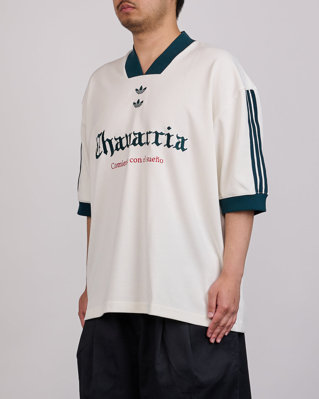 Adidas Willy Chavarria Soccer Graphic T-Shirt Off White