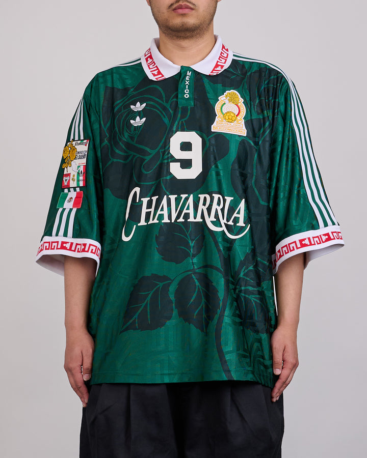 Adidas Willy Chavarria Soccer Mexico Jersey Collegiate Green
