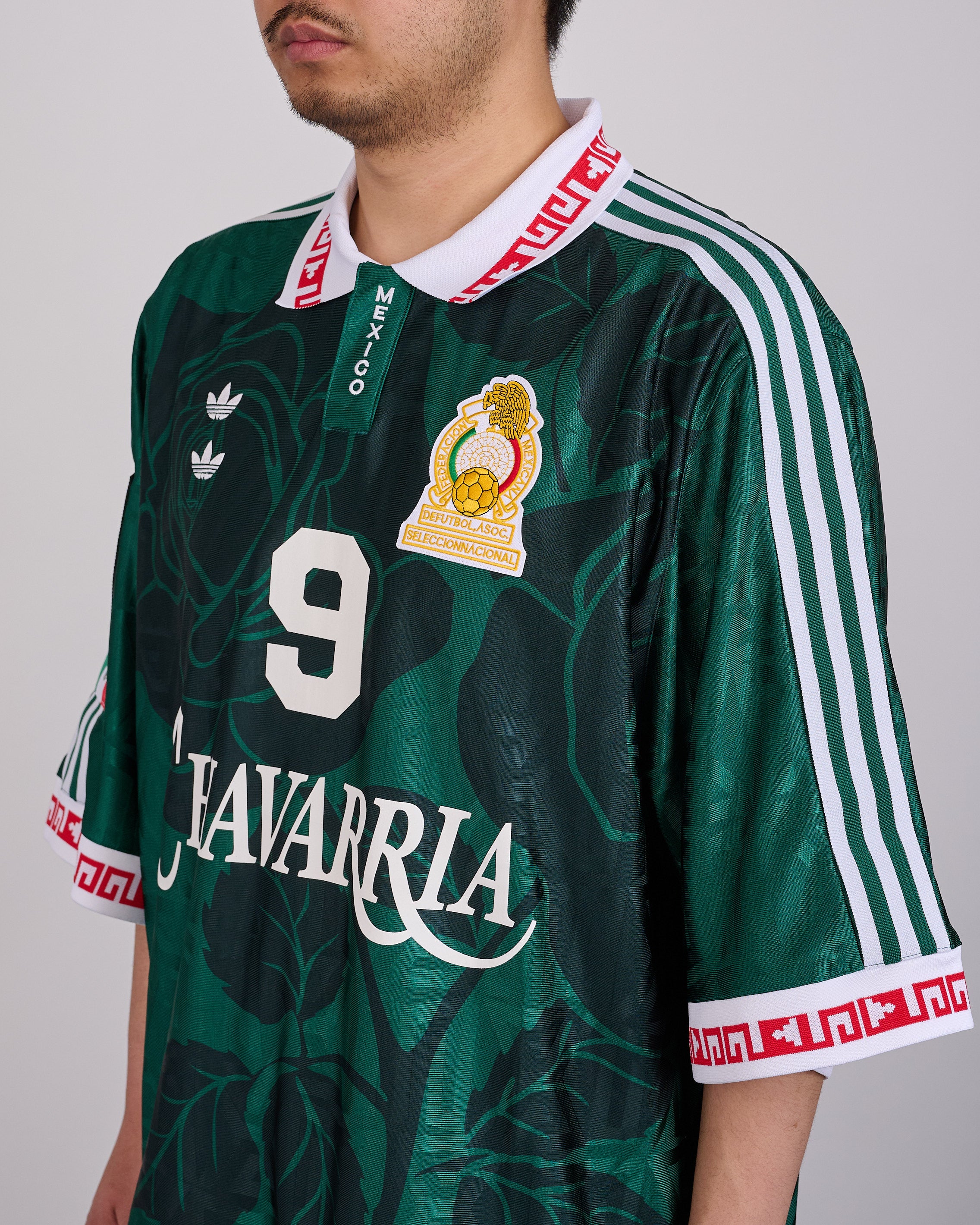 Adidas Willy Chavarria Soccer Mexico Jersey Collegiate Green – LESS 17