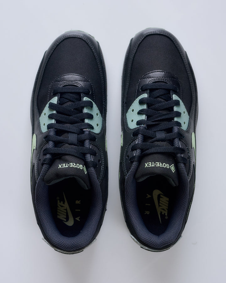 Nike Men's Air Max 90 GTX Black/Honeydew-Anthracite-Mica Green