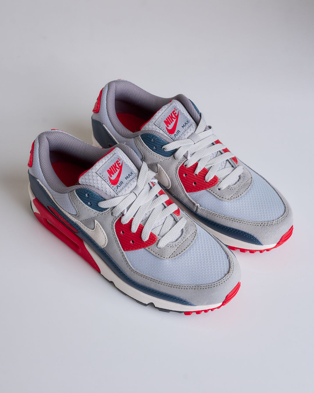 Nike Men's Air Max 90 Lt Smoke Grey/Phantom-Armory Navy