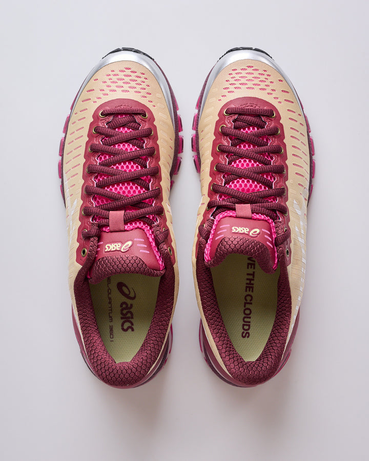 Asics GEL-QUANTUM 360 I x Above The Clouds Soft Yellow Brisket Red 1203A838-750