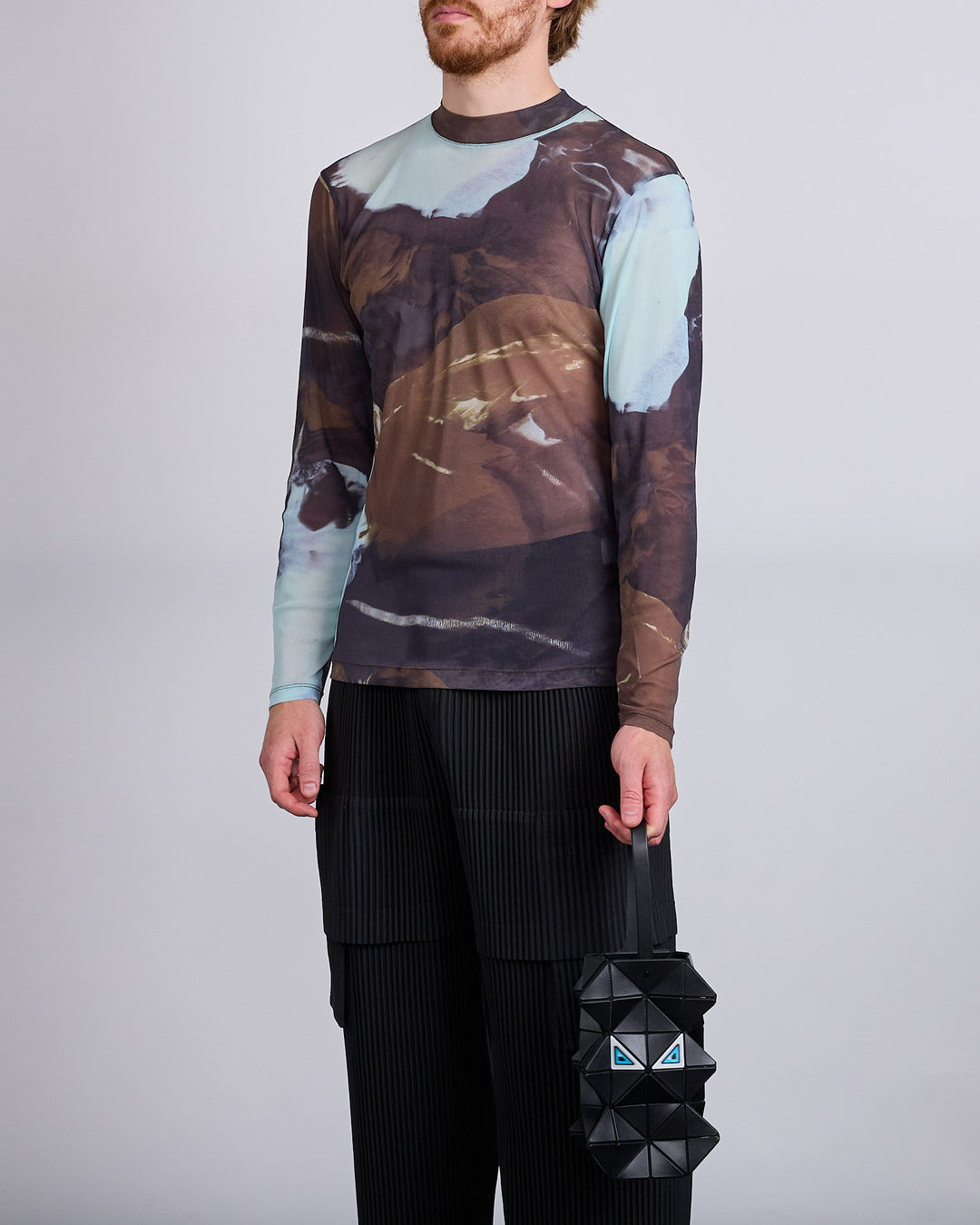 BAO BAO ISSEY MIYAKE Meow Medium Bag Black