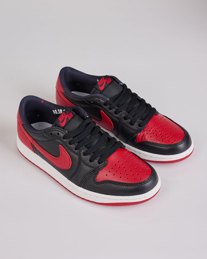 Nike Air Jordan 1 Retro Low OG Black/Black-Varsity Red-Summit White