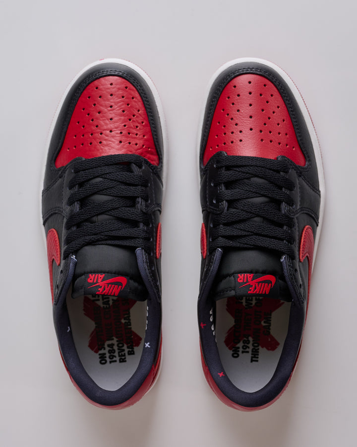 Nike Air Jordan 1 Retro Low OG Black/Black-Varsity Red-Summit White