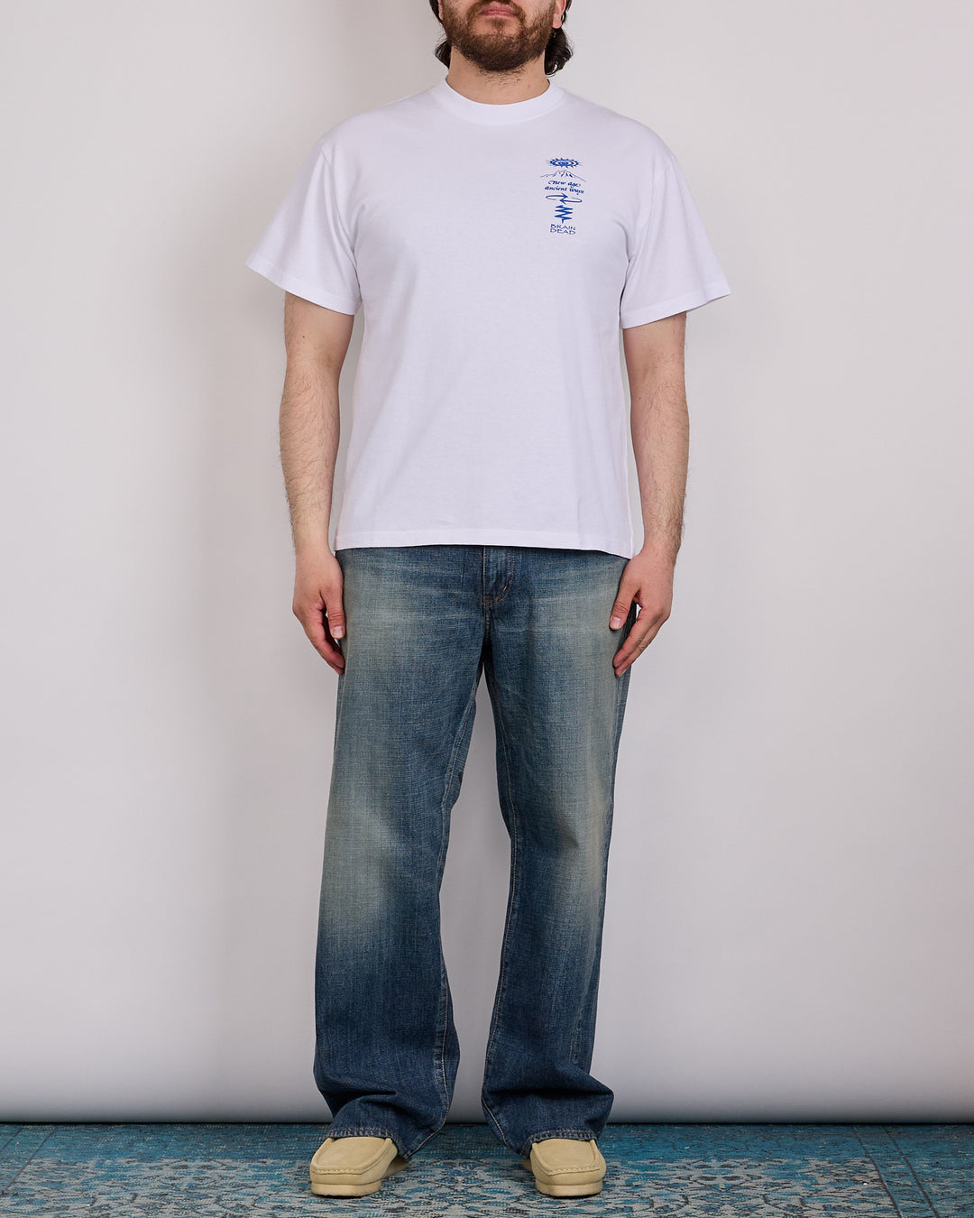 Brain Dead Ancient Ways T-Shirt White
