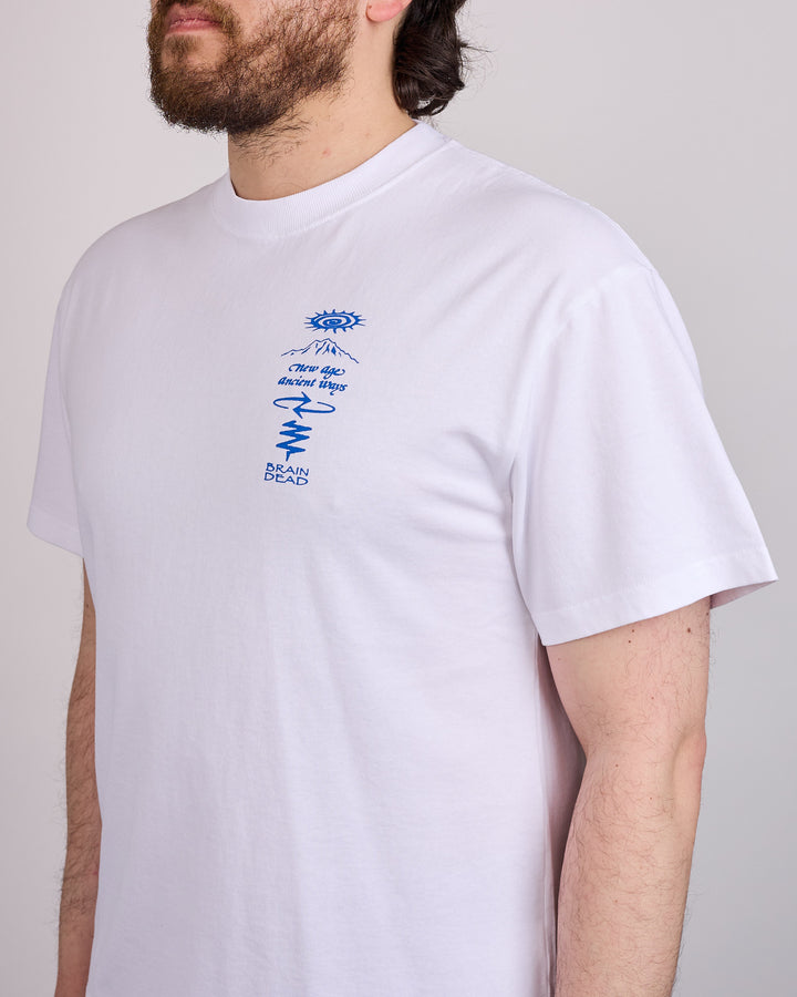 Brain Dead Ancient Ways T-Shirt White