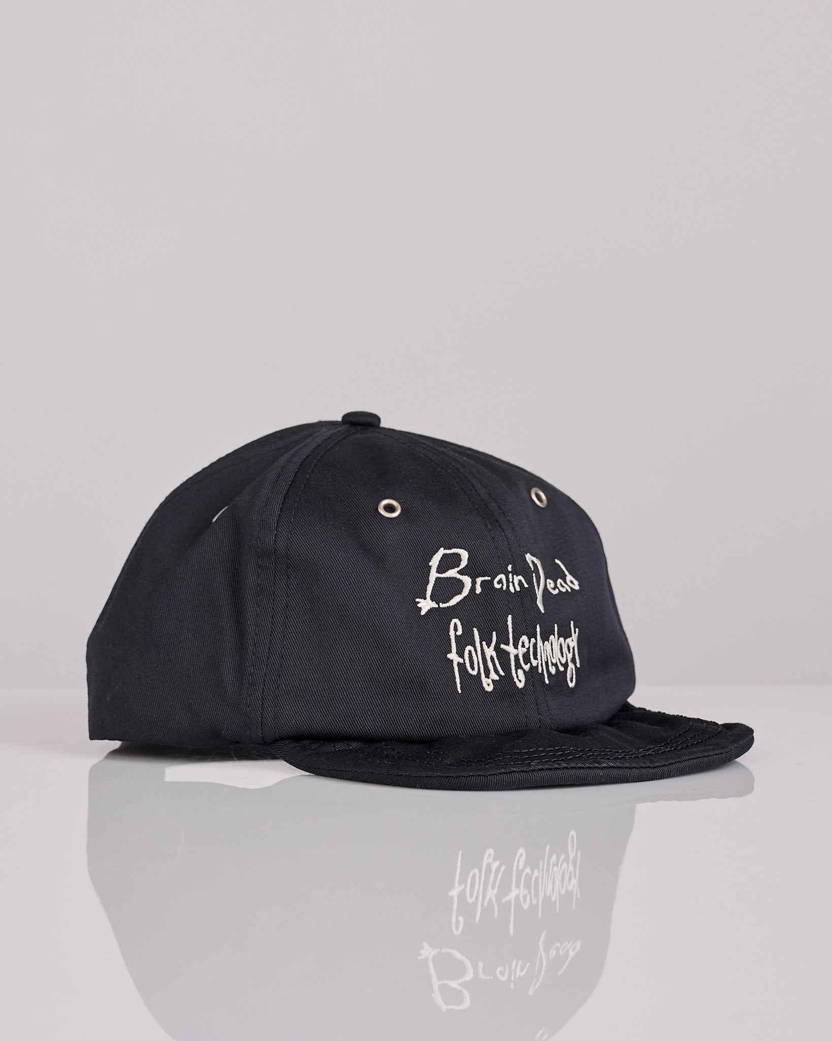 Brain Dead Folk Technology Wide Brim 6-Panel Cap Black – LESS 17