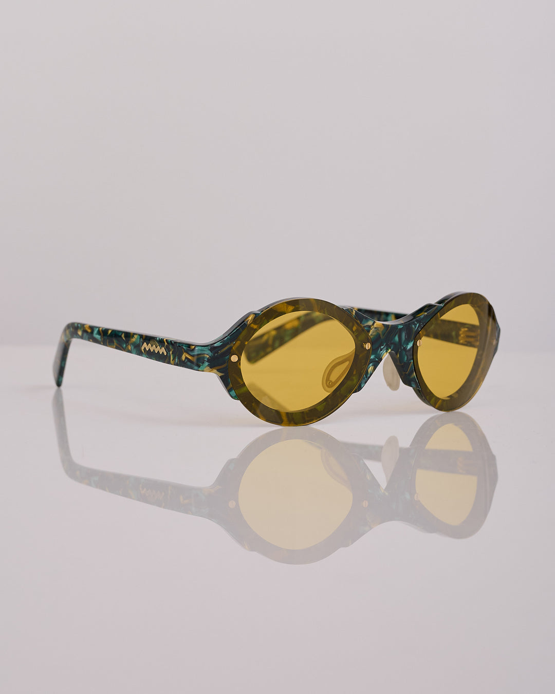 Brain Dead Mutant Post Modern Primitive Eye Protection Green Granite